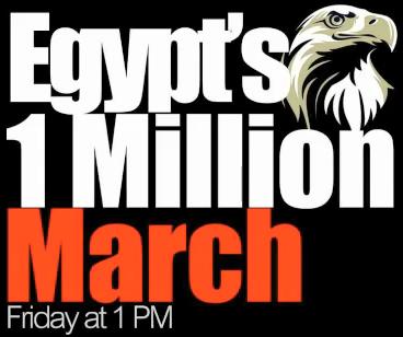 Egypt's 1 million march, Friday January 28, 2011