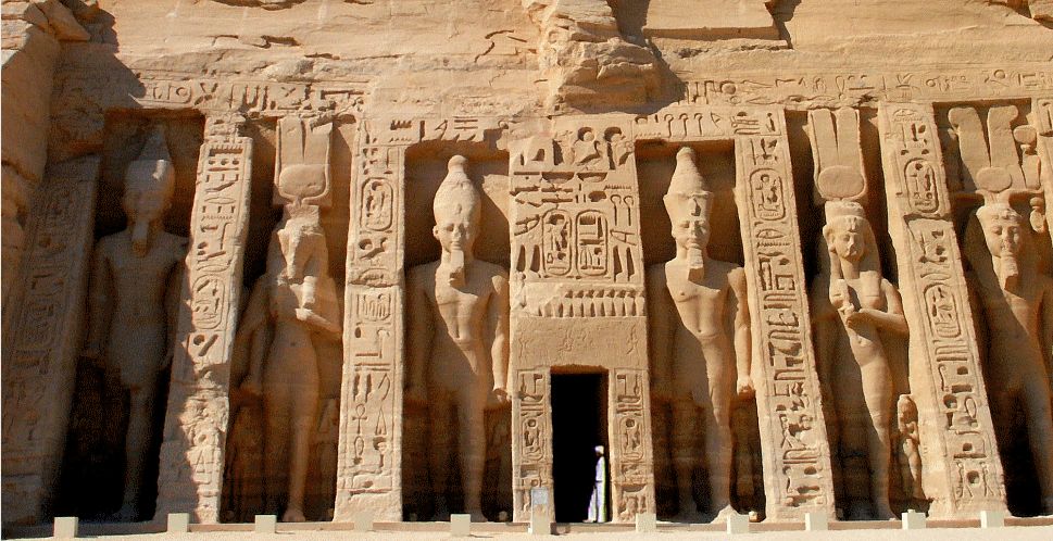Temple of Queen Nefertari at Abu Simbel, Egypt